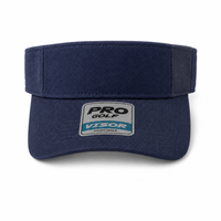Pro Series Breathable Adjustable Sports Visor thumbnail 26 navy front