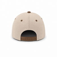 HBC Two-Tone Cap with Iconic Hudson's Bay Stripes thumbnail 69 natural coffee back