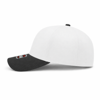 OTTO CAP 5-Panel Mid Profile Structured Baseball Cap thumbnail 19 black white left