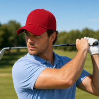 A Frame Flex Cap with Adjustable Snapback and Premium Cotton thumbnail 208 crimson moodboard