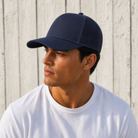 Ottocap 32285 A-Frame 5-Panel Mesh Back Trucker Hat thumbnail 31 navy moodboard