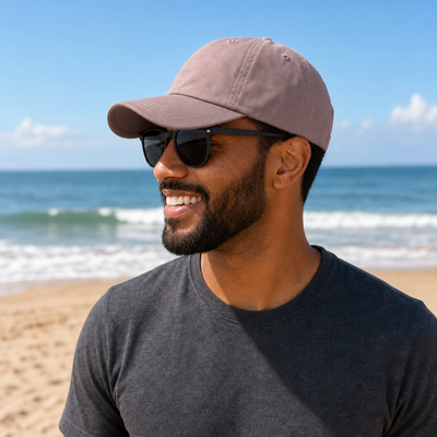 Flex Bamboo Eco-Friendly 6-Panel Unstructured Cap with Moisture-Wicking Sweatband