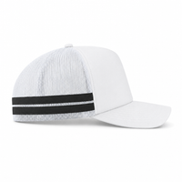 Flex Stripe A Frame High Profile Trucker Cap thumbnail 69 white black right
