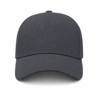 A Frame Flex Cap with Adjustable Snapback and Premium Cotton thumbnail 12 charcoal front