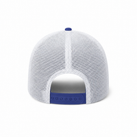 Rapper Flex High Crown Trucker Cap with Mesh Panels thumbnail 71 royal hat white front back