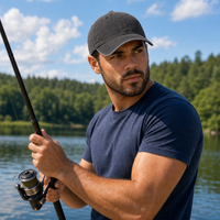 Flex Enzyme Washed Adjustable Baseball Cap thumbnail 14 black moodboard