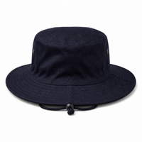 Surf Hat with Break-Away Strap in Wide Brim Design thumbnail 37 navy back