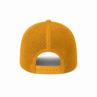 Rapper Flex High Crown Trucker Cap with Mesh Panels thumbnail 223 gold back