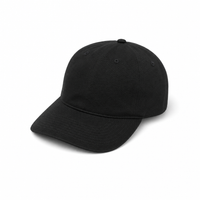 1156 Classic Canvas Cap in Multiple Premium Colors thumbnail 4 black angle