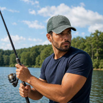 GTO Enzyme Washed Trucker Cap with Adjustable Mesh Back