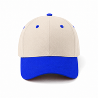 HBC Two-Tone Cap with Iconic Hudson's Bay Stripes thumbnail 59 natural royal front