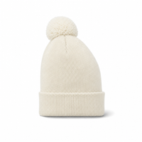 1124 POM POM BEANIE thumbnail 10 ecru right