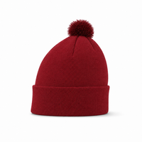FLEX Acrylic POM POM BEANIE thumbnail 38 cardinal left