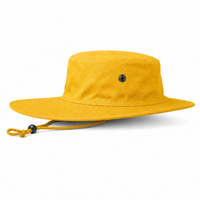 Surf Hat with Break-Away Strap in Wide Brim Design thumbnail 20 gold right