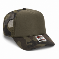 Ottocap 39165 High Crown Foam trucker with rope thumbnail 202 loden camo angle