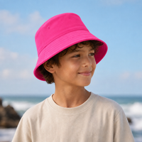 Flex School Bucket Hat thumbnail 30 hot pink moodboard