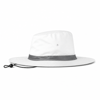 Hi Vis Reflector Safety Hat thumbnail 24 white left