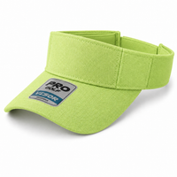 Pro Series Breathable Adjustable Sports Visor thumbnail 22 lime angle