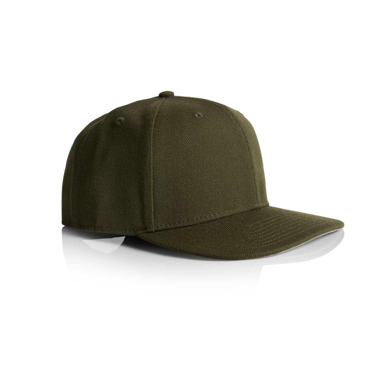 1100 Stock High Profile Snapback Cap with Flat Peak