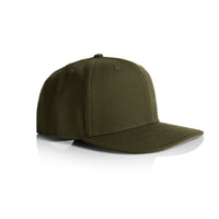 1100 Stock High Profile Snapback Cap with Flat Peak thumbnail 1 1100 stock hat - madhats.com.au
