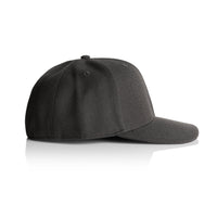 1100 Stock High Profile Snapback Cap with Flat Peak thumbnail 8 1100 stock hat - madhats.com.au
