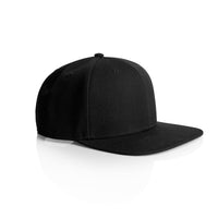 1100 Stock High Profile Snapback Cap with Flat Peak thumbnail 3 1100 stock hat - madhats.com.au