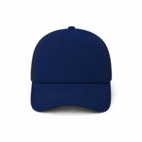 Rapper Flex High Crown Trucker Cap with Mesh Panels thumbnail 94 royal blue front