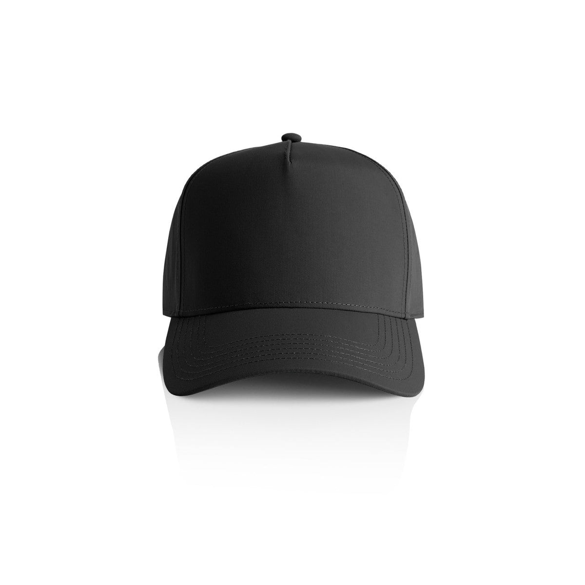 1162 Frame Nylon Snapback Cap with Curved Peak