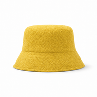 Terry Towelling Flex Bucket Hat thumbnail 57 sunflower front