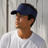 Pro Series Breathable Adjustable Sports Visor thumbnail 32 navy moodboard