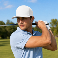 R168 Trucker Hat with Breathable Mesh and Adjustable Fit thumbnail 33 white moodboard