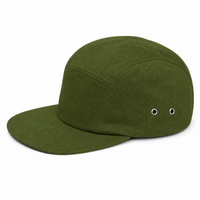 Flex R165 Premium Cotton 5-Panel Adjustable Cap thumbnail 33 green angle