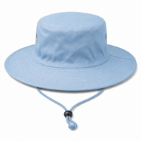 Surf Hat with Break-Away Strap in Wide Brim Design thumbnail 58 skyblue front