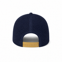 Rapper Flex High Crown Trucker Cap with Mesh Panels thumbnail 238 navy hat gold front back