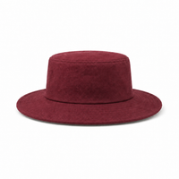 Brushed Heavy Cotton Wide Brim Hat with Adjustable Chin Strap thumbnail 29