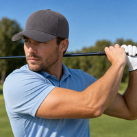 Flexfit Heatherlight Cap with Melange Fabric in Grey Tones thumbnail 7
