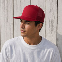 R168 Trucker Hat with Breathable Mesh and Adjustable Fit thumbnail 66 cardinal moodboard