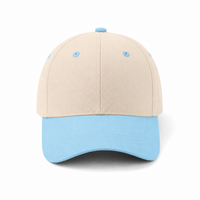 HBC Two-Tone Cap with Iconic Hudson's Bay Stripes thumbnail 101 natural sky front