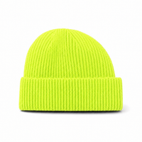 Premium Lambswool Flex Beanie with Cuff – Ultra Soft & Warm thumbnail 113 fluorescent lime right