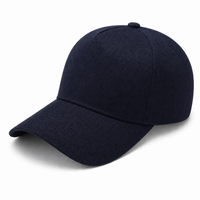 A Frame Flex Cap with Adjustable Snapback and Premium Cotton thumbnail 80 navy angle
