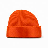 Premium Lambswool Flex Beanie with Cuff – Ultra Soft & Warm thumbnail 119 fluorescent orange right
