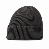 Premium Lambswool Flex Beanie with Cuff – Ultra Soft & Warm thumbnail 92 charcoal left