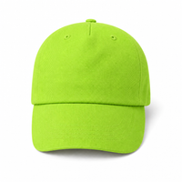 A Frame Dad Hat Unstructured thumbnail 93 lime front