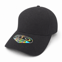 GTO 112 Trucker Hat with Ventilated Comfort and Adjustable Fit thumbnail 79 charcoal black angle