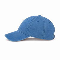 Flex Enzyme Washed Adjustable Baseball Cap thumbnail 54 blue left