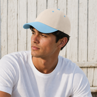 HBC Two-Tone Cap with Iconic Hudson's Bay Stripes thumbnail 106 natural sky moodboard