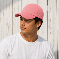 A Frame Dad Hat Unstructured thumbnail 7 pink moodboard