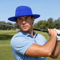 Premium School Foam Wide Brim Hat with Coloured Eyelets thumbnail 9