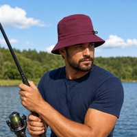 Flex Kindy Bucket Hat thumbnail 60 maroon moodboard