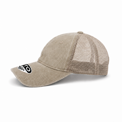 GTO Enzyme Washed Trucker Cap with Adjustable Mesh Back